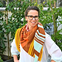 Sweet Seventies Umschlagtuch Strickpaket