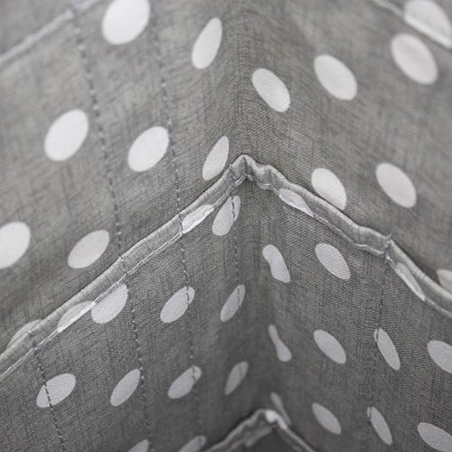 Stricktasche  Reversible Grey Spot-3
