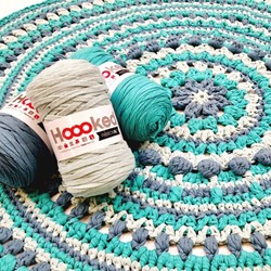 Häkelanleitung RibbonXL Teppich Love MaritParit