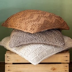 Strickanleitung RibbonXL Kissen Bulky Textures