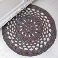 Häkelanleitung RibbonXL Teppich