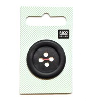Rico Knopf matt-schwarz 34mm
