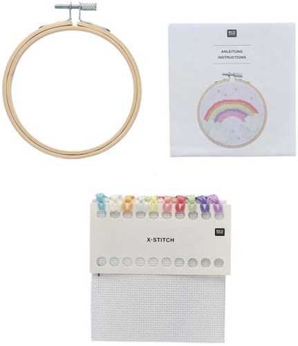 Rico Mini Kit Regenbogen Stickpaket-2