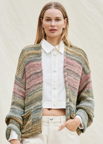 Strickanleitung Romanza Cotone Strickjacke