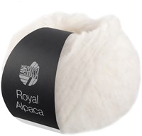 Lana Grossa Royal Alpaca 001 Weiß