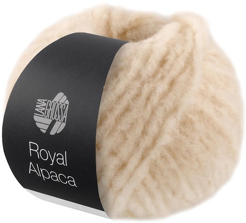 Lana Grossa Royal Alpaca 002 Hellbeige