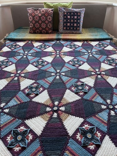Royal Garden Decke Recreate DK Hkelpaket - Jane Crowfoot