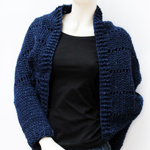 Häkelanleitung Royal Tweed Shrug