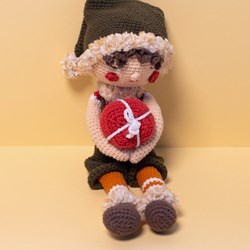 Weihnachtselfen-Junge-Häkelpaket