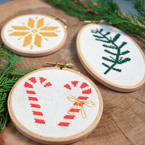 Weihnachts-Kreuzstich-Paket