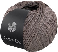 Lana Grossa Cotton Silk 010 Graubraun