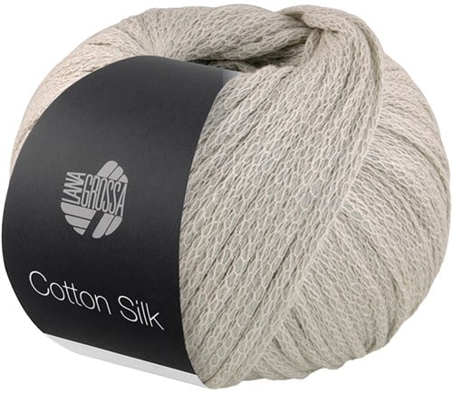 Lana Grossa Cotton Silk 014 Graubeige