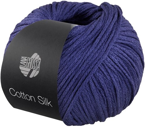 Lana Grossa Cotton Silk 020 Dunkelblau