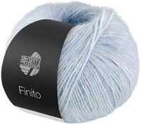 Lana Grossa Finito 002 Zartblau/Creme