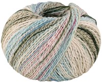 Lana Grossa Torto 002 Rohwei/Mint/Rosa/Grau-/Dunkelgrn/Hellblau