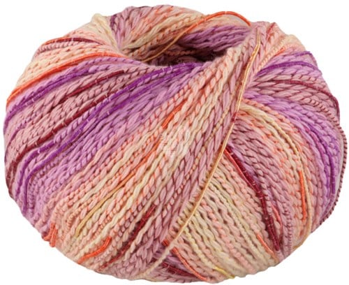 Lana Grossa Torto 006 Blassgelb/Lila/Weinrot/Orange/Rosa/Gelb/Lachs