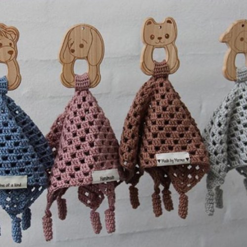 Go Handmade houten bijtdieren