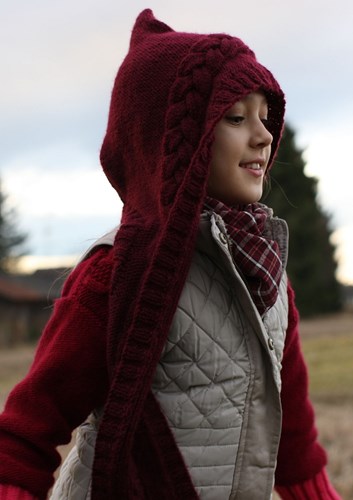 Strickanleitung Bravo Kapuzenschal