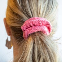 Strickanleitung Mixed Up Scrunchie