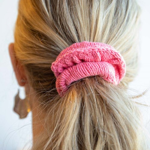 Strickanleitung Mixed Up Scrunchie