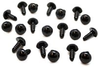 Sicherheitsaugen Schwarz 5mm 10 Paar