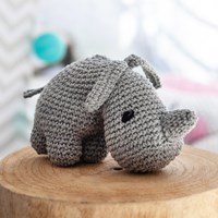 Hoooked Nashorn Dex Häkelpaket