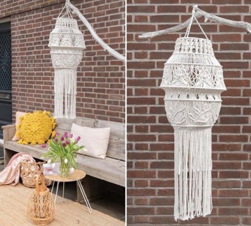 Durable Rope - Garden Summer Macrame Lamp