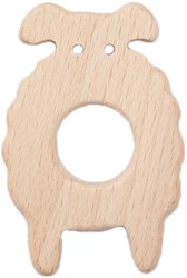 Beißtier Holz Schaf