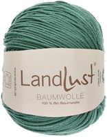 Lana Grossa Landlust Baumwolle Gots 009 Smaragdgrün-2