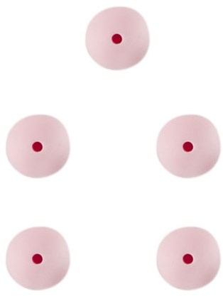 Durable Silikon Perlen 12mm 5 Stück 749 Light Pink