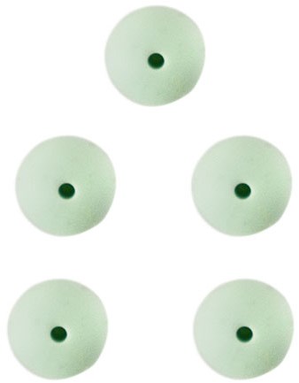 Durable Silikon Perlen  15mm 5 Stück 369 Light Green