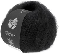 Lana Grossa Silkhair 014 Schwarz