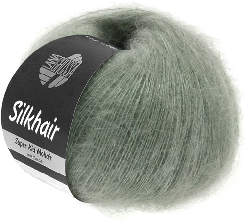 Lana Grossa Silkhair 105 Graugrün