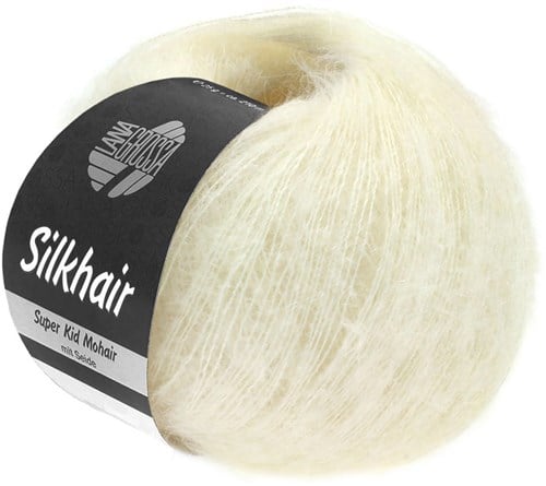 Lana Grossa Silkhair 117 Weiß