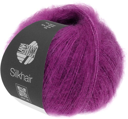 Lana Grossa Silkhair 197 Purpurrot