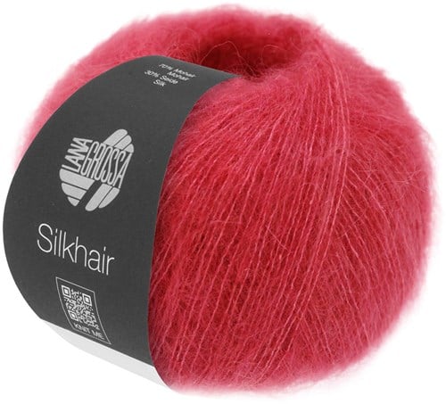 Lana Grossa Silkhair 198 Bonbonrot