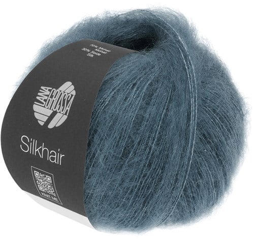 Lana Grossa Silkhair 202 Rauchblau