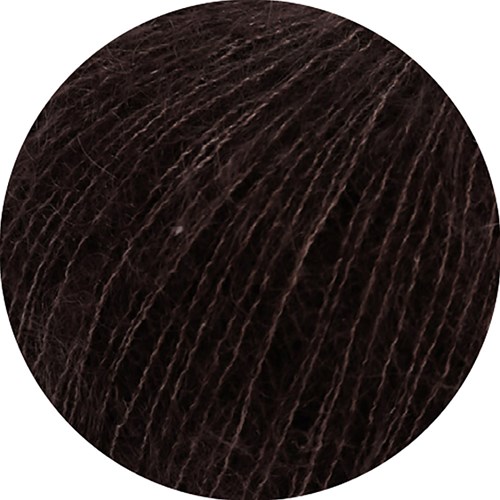 Lana Grossa Silkhair 209 Schwarzbraun-2