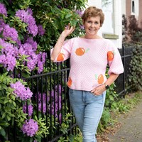 Gehaakte Sinaasappel Top L/XL