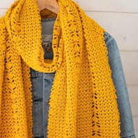 Organic Cotton Schal Häkelpaket