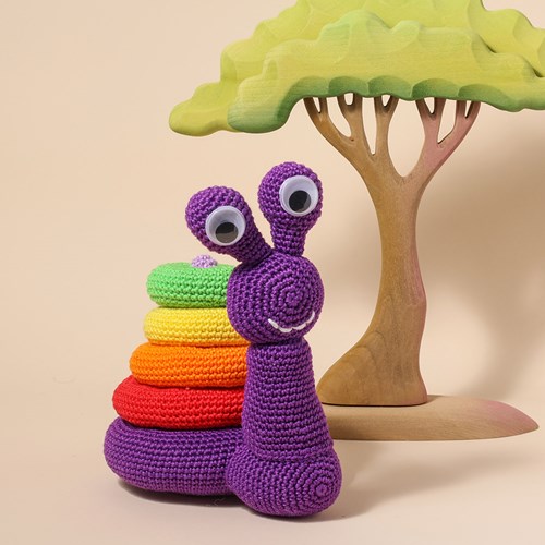 Schnecken-Stapelturm - YarnZoo Häkelpaket