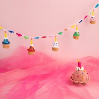 Cupcake-Girlande – Häkelpaket