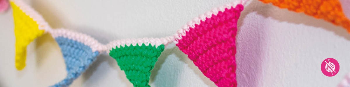 Girlanden häkeln: 7x die besten Muster, um deine Party aufzupeppen!