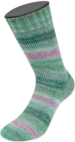 Lana Grossa Meilenweit 100 Seta Piano 3612 Moosgrn/Jade/Weigrn/Fuchsia-2