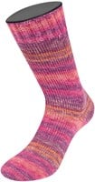 Lana Grossa Meilenweit 100 Seta Piano 3613 Orange/Blauviolett/Pink/Beere/Lachsrosa-2