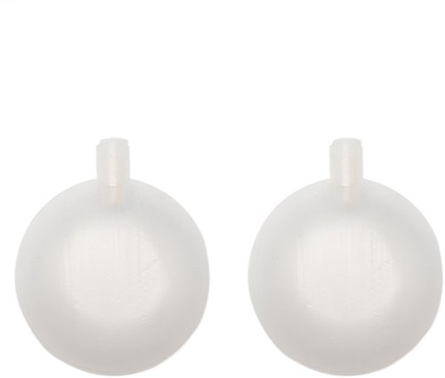 Durable Spielzeug Quietscher Flach 2 Stück 50mm