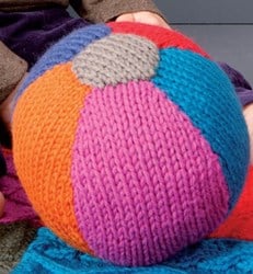 Strickanleitung Spielzeugball