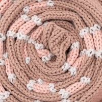 Yarn and Colors Striped Scarf Strickpaket 006 Taupe