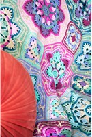 Persian Tiles Janie Crow Lavender Fields Decke Häkelpaket-3