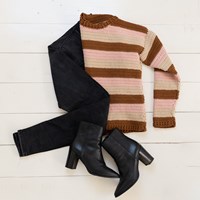 Häkelanleitung Yarn and Colors Sunset Stripes Pullover-2